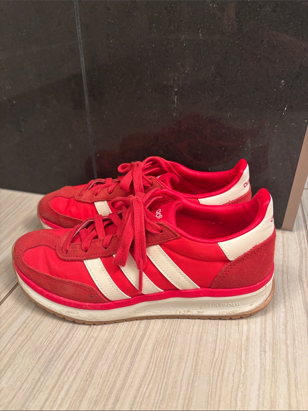 Women’s Adidas Red Sneakers